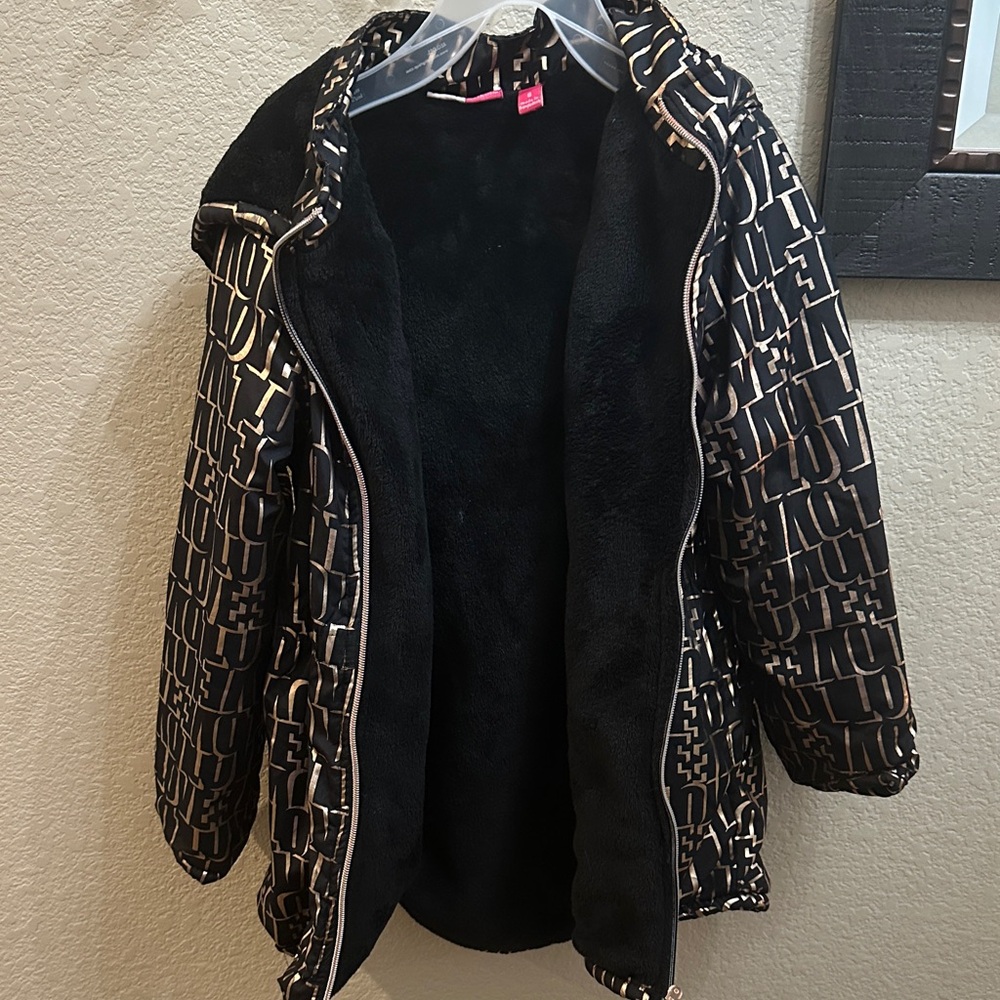 Penelope Mack Black and Gold Jacket size 8